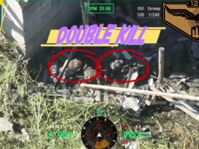 Жах з небес — один український FPV знищив одразу двох окупантів  