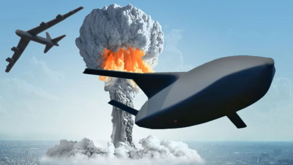 Комп’ютерний рендер нової американської стелс-ракети AGM-181A Long-Range Standoff (LRSO) з ядерною боєголовкою. Візуалізація Sandboxx
