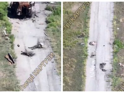 «Гострі Картузи» показали всіяну трупами дорогу, якою росіяни намагаються прорватися до Покровська  
