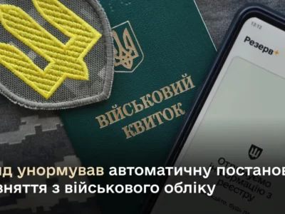 Уряд унормував автоматичну постановку та зняття з військового обліку  