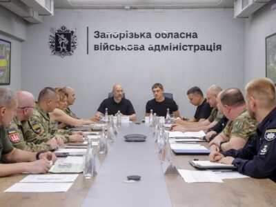 Міністр оборони провів нараду з керівним складом Сил безпеки і оборони Запорізької області  