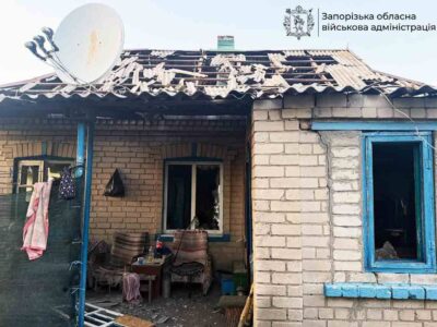 Дві людини загинуло, одна поранена внаслідок атаки ворога на Запоріжжя  