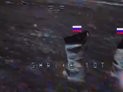 Завбачливі окупанти заздалегідь закутались у чорні пакети, лише почувши наближення FPV  