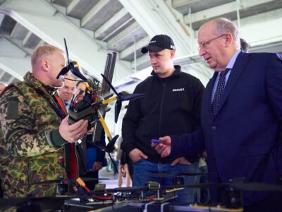 Єврокомісар Андрюс Кубілюс відвідав найбільшу виставку оборонних технологій Defence Tech Valley у Львові  