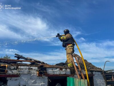 Унаслідок ворожого обстрілу Харківщини поранена людина  