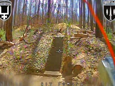 Палаюча пастка — наші бійці спалили вхід до укриття, в якому було скупчення окупантів  