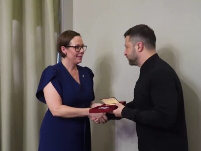 Спільні оборонні проєкти й потреби військових: Президент зустрівся з очільницею МЗС Швеції  