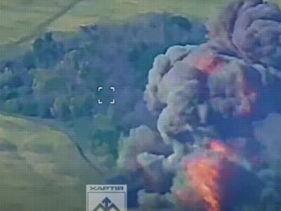 Навіть ворожий РЕБ не завадив: дрони-камікадзе знищили склад боєприпасів окупантів  