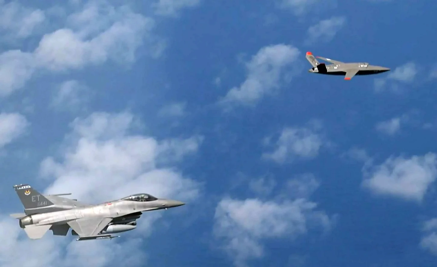 Під час випробувань Top Gun AI / фото: CBS News