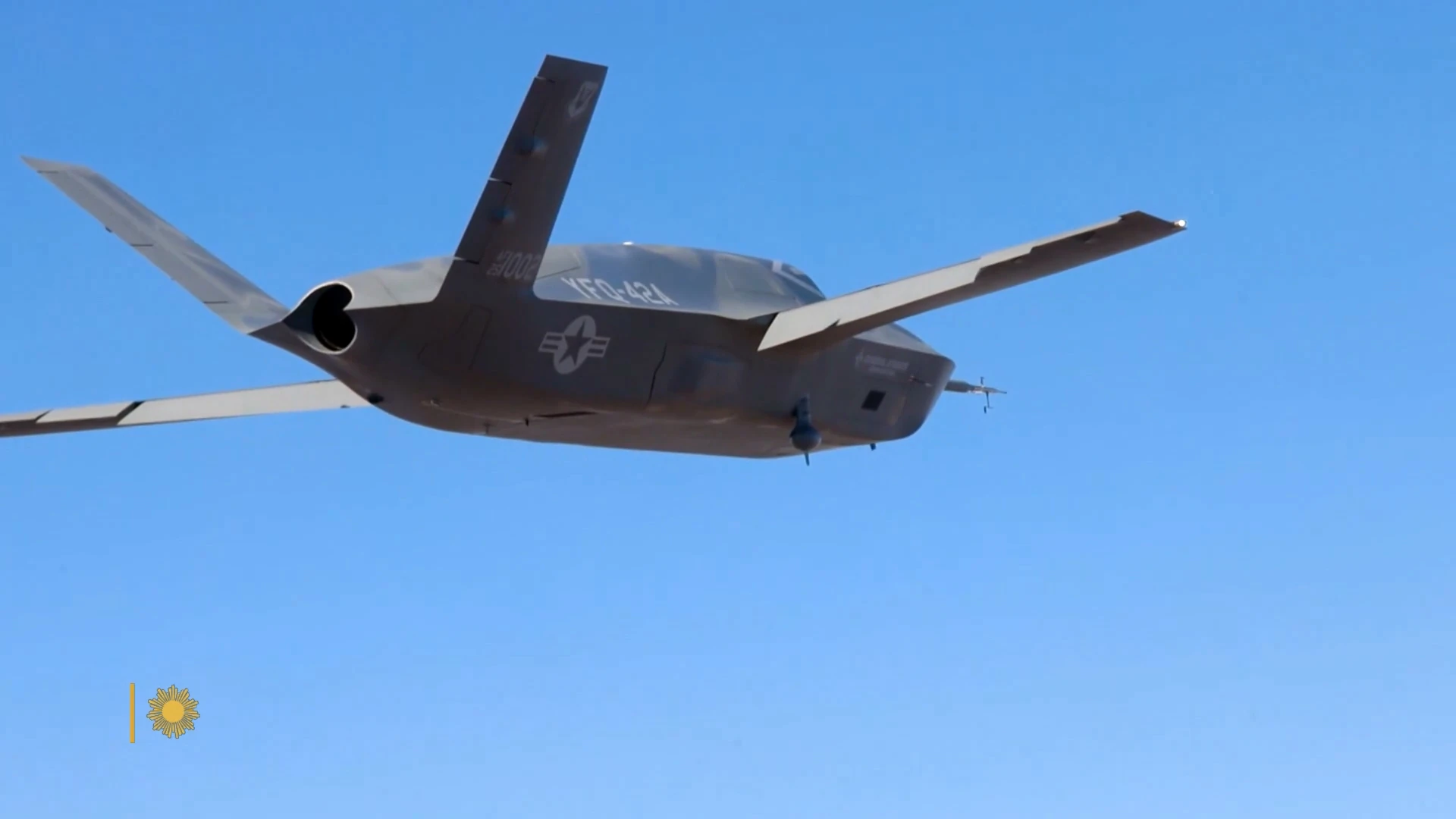 Під час випробувань Top Gun AI / фото: CBS News