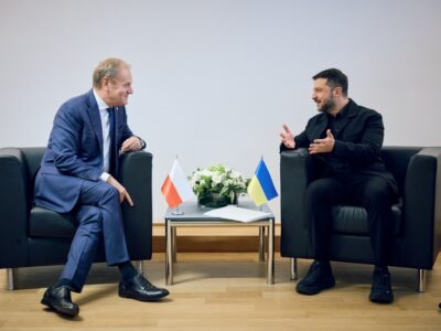Володимир Зеленський обговорив з Дональдом Туском спільні оборонні проєкти та захист українського неба