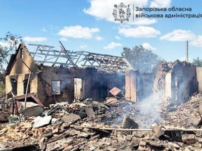 На Запоріжжі окупанти обстрілювали 16 населених пунктів, є поранений та руйнування