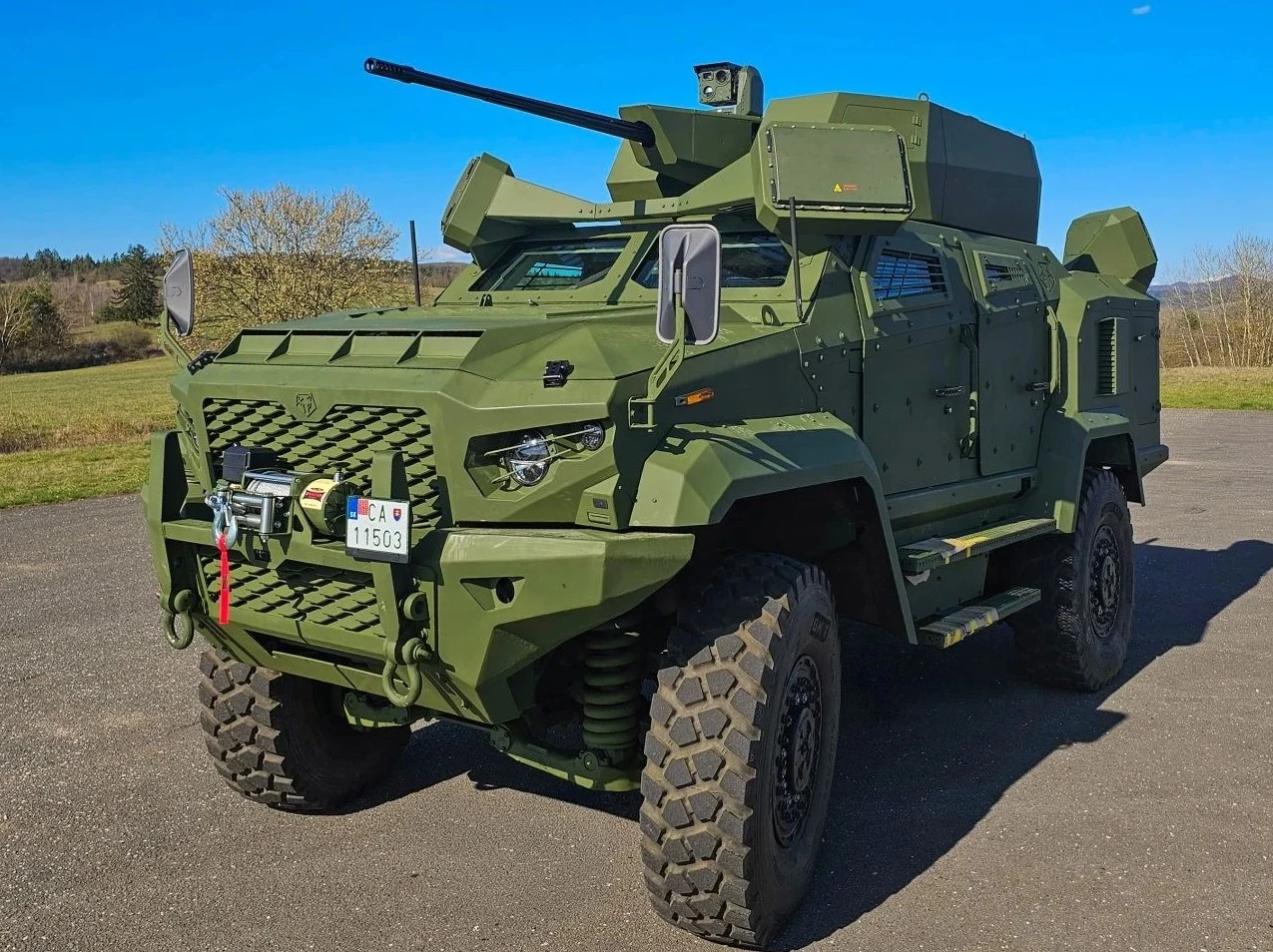 Бойова машина для боротьби з безпілотниками Wolf 25 AD. Фото: DefTech