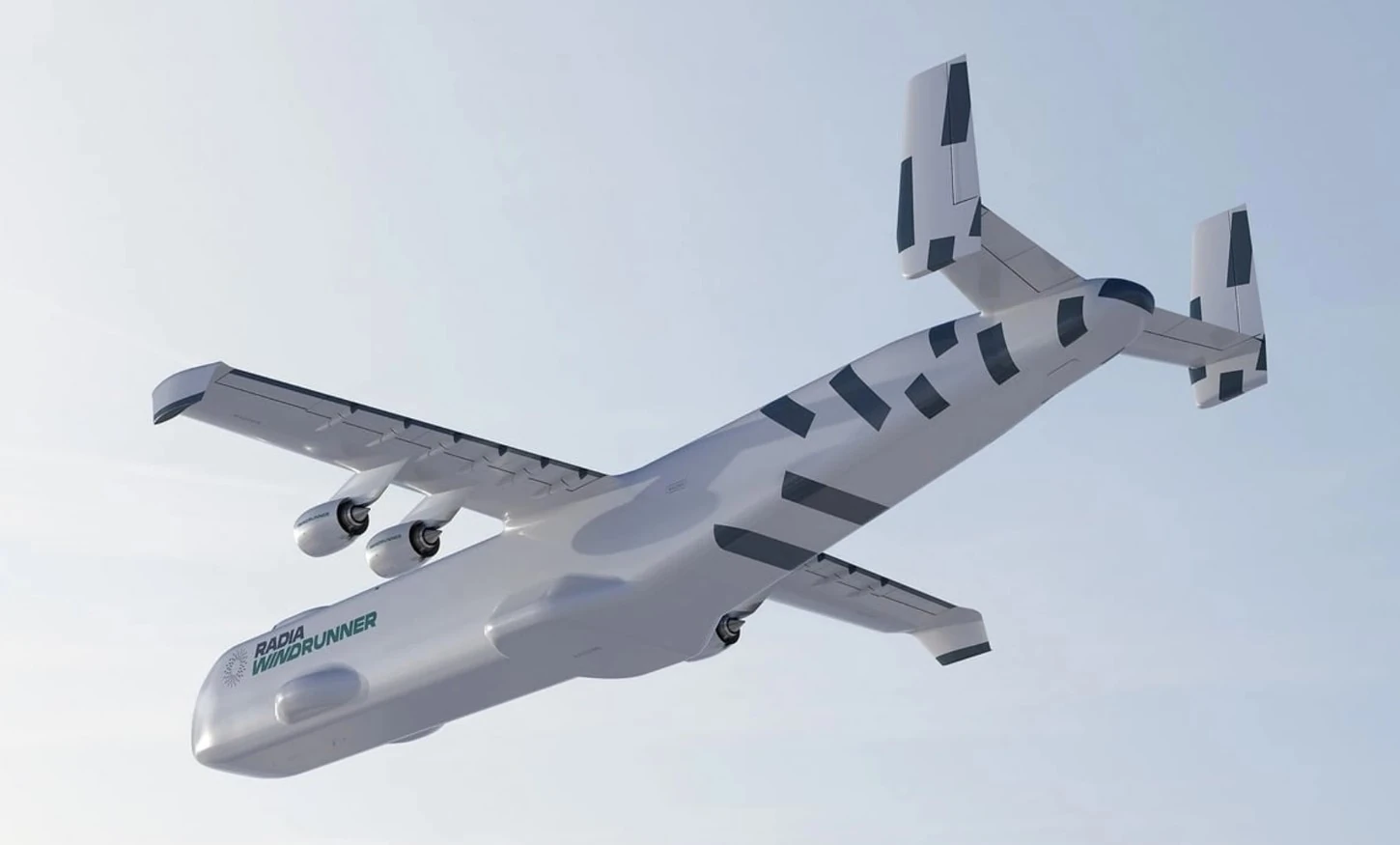 Військово-транспортний літак WindRunner for Defense. Візуалізація Radia