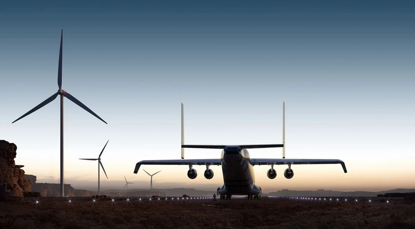 Військово-транспортний літак WindRunner for Defense. Візуалізація Radia