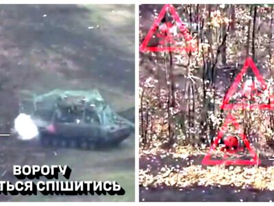 Десантники показали відбиття ворожого штурму в районі Добропілля очима своїх пілотів