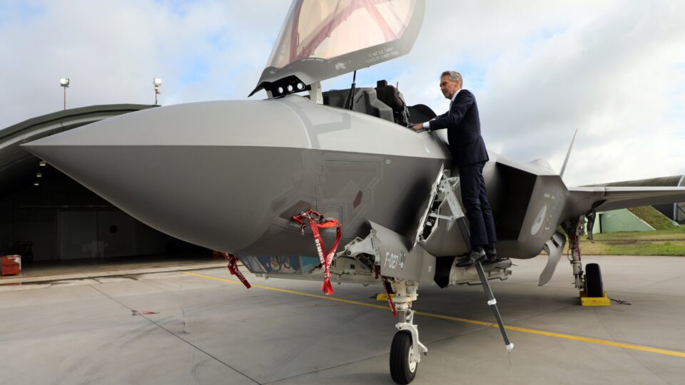 Винищувач F-35 ВПС Нідерландів отримав на борту позначку за збитий російський дрон  