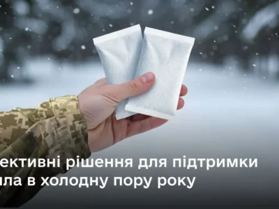 ДОТ Міноборони закупив для військовослужбовців 500 000 засобів індивідуального обігріву  