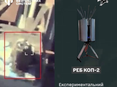 «Не витримав зустрічі»: бійці СБС знищили рідкісний експериментальний РЕБ росіян «КОП-2»  