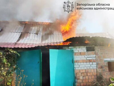 Унаслідок ворожих обстрілів Запорізької області є постраждалий, пошкоджено інфраструктуру  