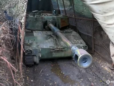 З першого пострілу — у ціль: під Костянтинівкою росіян влучно б’є САУ М109 з Норвегії  