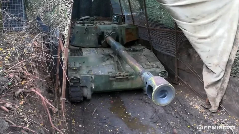 З першого пострілу — у ціль: під Костянтинівкою росіян влучно б’є САУ М109 з Норвегії  