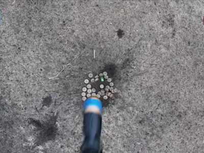 Не ядерний, але гриб — артилерійські розвідники видовищно знищили склад російських мін  