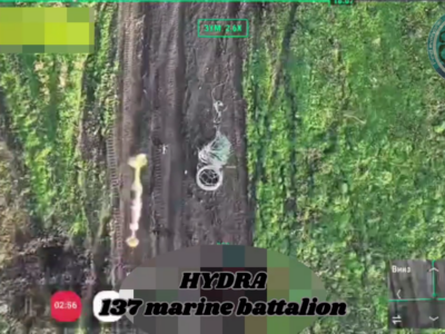 «Ждуни» дочекалися — морпіхи показали, як чистять дороги від ворожих дронів  