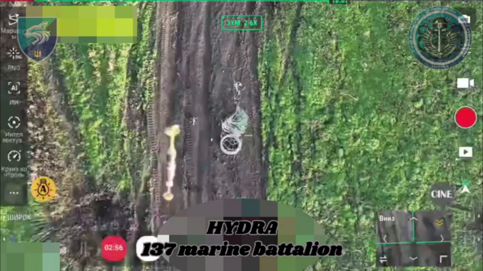 «Ждуни» дочекалися — морпіхи показали, як чистять дороги від ворожих дронів  