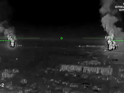 Як горіла нафтобаза: ССО опублікували кадри ураження об’єктів ворога в Криму  