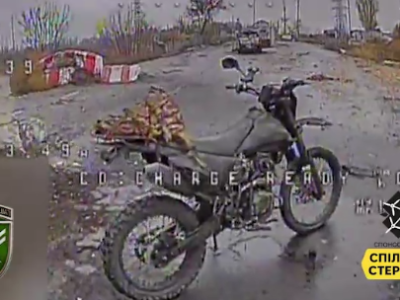 «Шершні Довбуша» зірвали ворожим мотоциклістам подорож до Покровська  