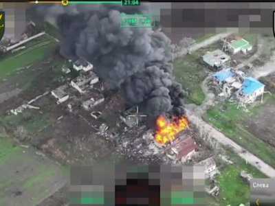 Помітили і спалили — дрони атакували схованку росіян  