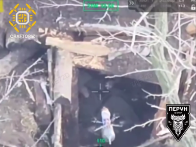 Вигадливість не допомогла: окупант даремно намагався сховатися за пляшкою  