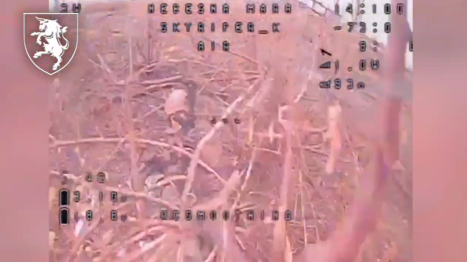 Сховався у купі гілок — на Куп’янському напрямку окупанти шукають нові можливості маскування  