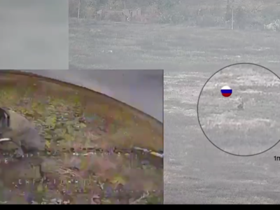 Ліз рачки і так загинув — наш дрон настигнув окупанта у незручній позі  