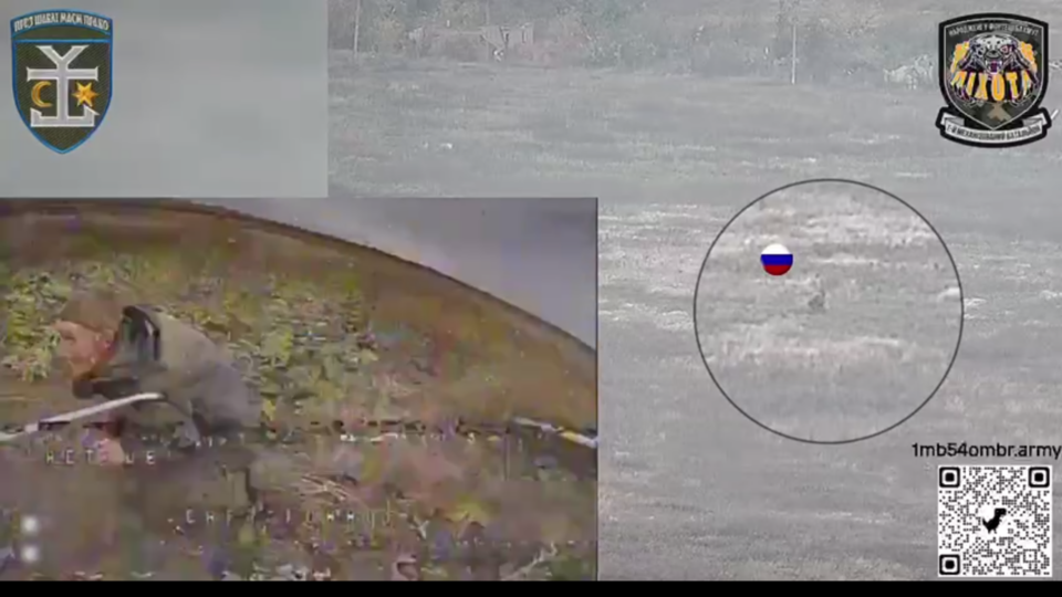 Ліз рачки і так загинув — наш дрон настигнув окупанта у незручній позі  