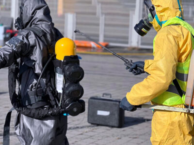 Бійці 704-ї бригади РХБ захисту відпрацювали дії в умовах хімічної та біологічної загрози  