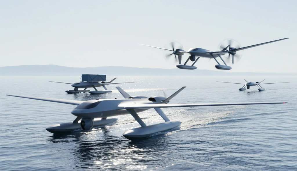 Такими уявляє майбутні дрони-екраноплани штучний інтелект. Візуалізація Gemini