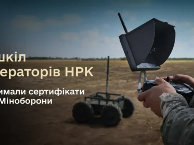 Міноборони сертифікувало перші 7 шкіл операторів наземних роботизованих комплексів  