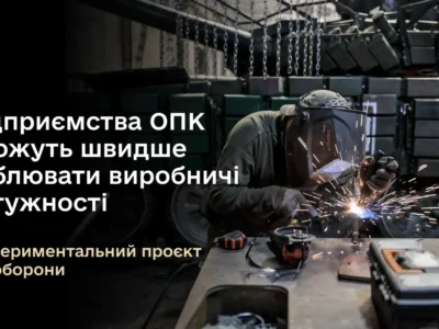 Підприємства українського ОПК зможуть швидше дублювати свої виробничі потужності  