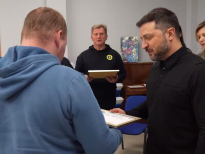 «Обов’язок держави — підтримати»: Володимир Зеленський і Перша леді відвідали Trinity Hub  