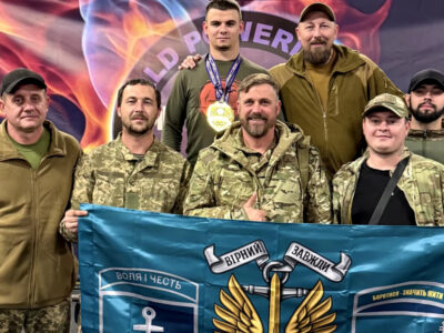 Морпіх-титан: боєць 35-ї бригади Ігор Кірілюк встановив Національний рекорд з паверліфтингу  