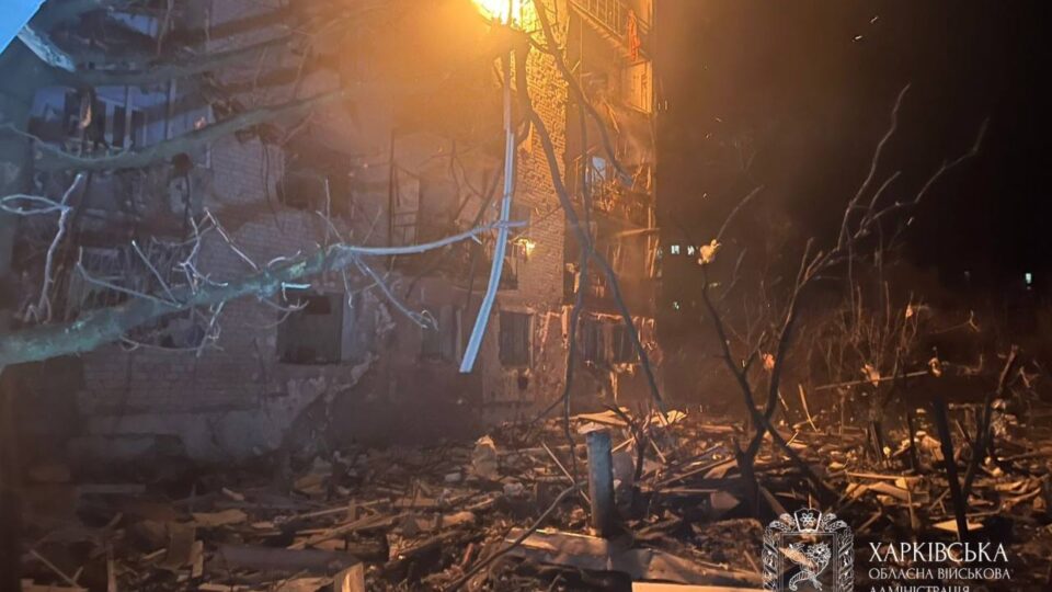 Нічна атака по Балаклії: одна жертва, восьмеро поранених, пошкоджені житлові будинки  