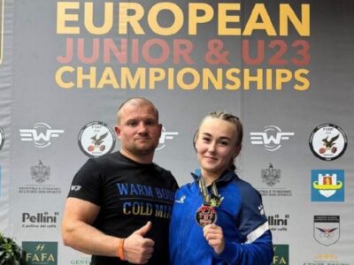 Армійка Олександра Чмух стала бронзовою призеркою чемпіонату Європи з важкої атлетики U23  