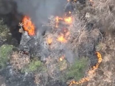 «Засвітив» власні позиції: дронарі знищили склад пально-мастильних матеріалів росіян  