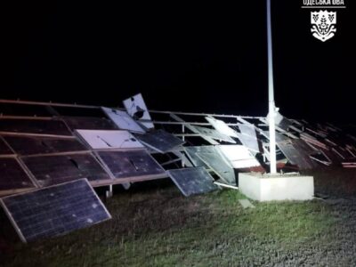 Росія вдарила по Одещині, пошкоджено сонячну електростанцію  