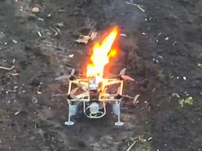 Палають дрони: бійці Залізної бригади показали, як очищають небо від російських БПЛА  