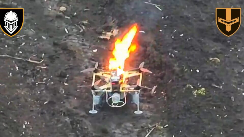 Палають дрони: бійці Залізної бригади показали, як очищають небо від російських БПЛА  