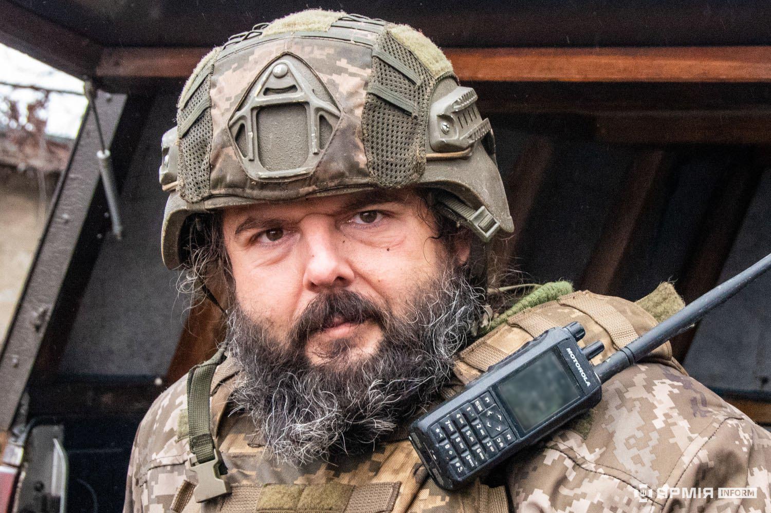 Боєць 155 ОМБр імені Анни Київської на позивний «Енакін»