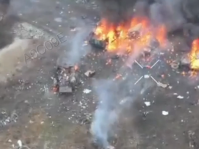 Згоріли в полі: окупанти влаштували заїзд в один кінець на позиції 110-ї ОМБр  